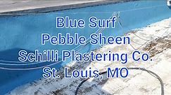 Blue Surf Pebble Sheen | Schilli Plastering Co. St. Louis, MO