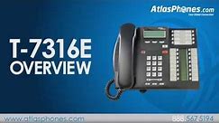 Nortel / Avaya T7316E Phone Overview