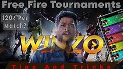 Winzo Free Fire Tournament Tips And Tricks || Winzo Free Fire Gameplay |