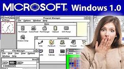 Windows 1.01 Review - 1st Windows OS