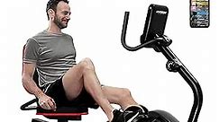 HARISON Magnetic Recumbent Exercise Bike with Arm Exerciser, Recumbent bikes for Adult and Seniors, Recumbent Exercise bike for Home 400 lbs Capacity