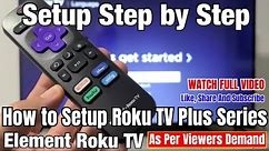How to Setup Roku TV Plus Series step by step | YMA PRO TECH