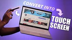 How to Convert Laptop into Touch Screen | Make Touchscreen Computer with Hello X3