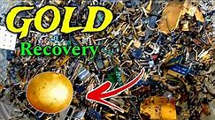 How to Gold Recovery from Gold plated Pins /Gold Extraction from Mobile Phone Scrap #gold #business