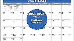 Dunwell 3-Hole Punched Binder Calendar 2024-2025, 8.5x11", 18 Months July 2024 - Dec 2025, Small Calendar for 3-Ring Binder, 8.5 x 11 Three Hole Calendar for Binder Folder, Desk or Wall