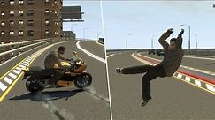 GTA IV - Brutal Motorcycle Crashes Compilation Vol. 1 (Euphoria Physics)