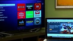 Stream media to a Roku from a laptop