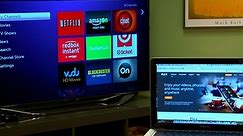 Stream media to a Roku from a laptop