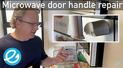 Repair a broken microwave door handle