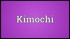 Kimochi Meaning