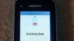 Nokia C1-01 - Low battery