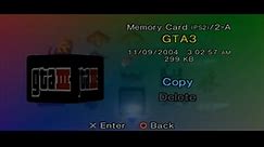 Looking through my PlayStation 2 Memory Cards
