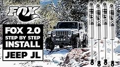 Fox 2.0 Shocks Install on the Jeep Wrangler JL Rubicon / Metal Cloak 3.5in Lift