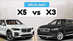 BMW X3 2023 vs BMW X5 2023 |car comparison side by side