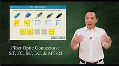 Fiber Connectors: ST, FC, SC, LC, & MT-RJ