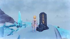 All 8 Dragonspine Stone Tablet Locations in Genshin Impact - Snow-Tombed Starsilver Claymore