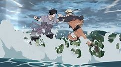 Naruto vs Sasuke Full Fight HD || In English Dub
