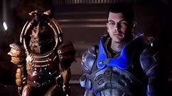 Mass Effect Andromeda awkward Krogan fight lmao