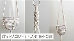 DIY: MACRAME PLANT HANGER TUTORIAL | INTERMEDIATE MACRAME | HOW TO MAKE A PLANT HANGER