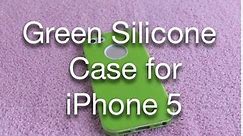 Green Silicone Case for iPhone 5