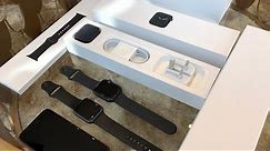 4K Unboxing Apple Watch Series 5 Space Gray Aluminum Case Sport Band 44mm