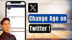 How to Change Age on Twitter