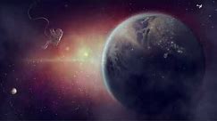 ASTRONAUT SPACE EARTH SCREENSAVER 2k ,NO MUSIC ,ANIMATED, free ,#background animated#screensaver