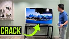 What does it take to crack the Samsung TV Screen?