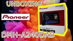 PIONEER DMH-A240DAB unboxing / rozpakowywanie, radio multimedia station / radio stacja multimedialna