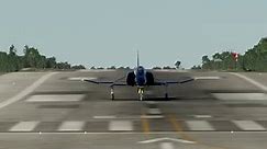 The F-4 Phantom II fighter taking off is crazy