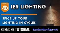 Improve Cycles Lighting for FREE with IES Files