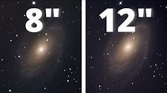 8" vs 12" Telescopes - The BODE'S GALAXY