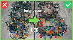 How to Find Bad Christmas Light Bulbs Quickly! LED or Incandescent