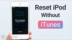 How to Reset iPod Without iTunes