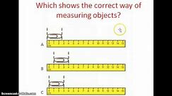 Lesson 3 Measuring with Centimeters
