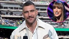 Travis Kelce Appears in ‘SNL’ Sketch About NFL’s Coverage of Taylor Swift Featuring Digs at Her Exes