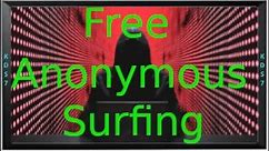 Free Anonymous Surfing