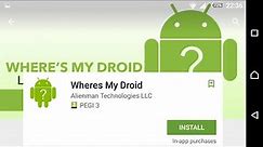 Where's My Droid Android Find My Phone App Review