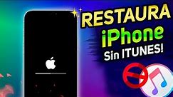 Cómo RESTAURAR! Un iPHONE BLOQUEADO Sin iTunes 2022 / MÁS EFICIENTE en un CLIC!