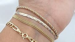 Buy 18K Pure Gold Bracelets Online... - Tala Gold Collection
