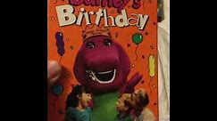 Opening to Barney’s Birthday 1993 VHS