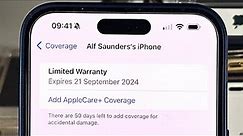 How To Check iPhone 15 Pro Max Warranty!