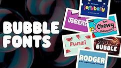 15 Bubble Fonts That'll Inject Fun into Any Creation!