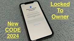 CODE 2024!how to unlock every iphone in world ✅how to bypas iphone forgot password✅ activation lock