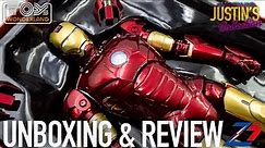 Iron Man MK3 LED ZD Toys 1/5 Scale Figure Unboxing & Review