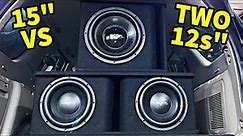 ONE 15 VS TWO 12 SUBWOOFERS | MYTH BUSTED