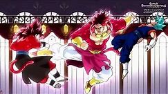 Super Saiyan 4 Limit Breaker Broly vs SSJ Blue Vegito And SSJ4 Vegito Super Dragon Ball Heroes Ep 31
