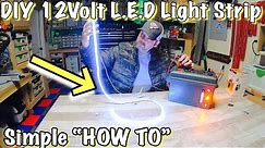 How to make a 12v LED light strip
