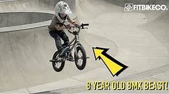 Five Tricks with 8-year-old BMX Rider Caiden Cernius