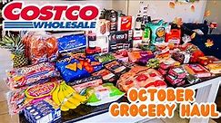 Costco Haul with Prices//October Costco Shopping Cart